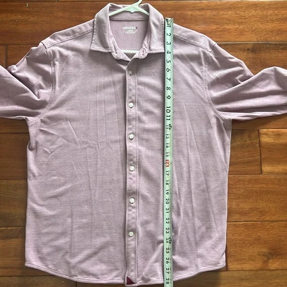 Untuckit Pique Polo Bd in Berry Size Large - Picture 7 of 9